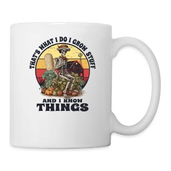 Jardinier jardin plante paysanne dictons Vintage - Mug blanc - blanc - Droite