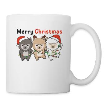 Alpaga Noël Animaux D’hiver Alpaga - Mug blanc - blanc - Droite