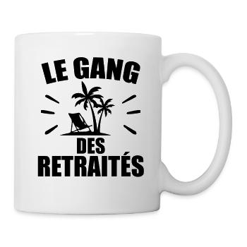 Retraité, Je Suis Retraité, Enfin Retraité - Mug blanc - blanc - Droite