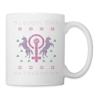 Sleigh The Patriarchy - Mug - white - Right