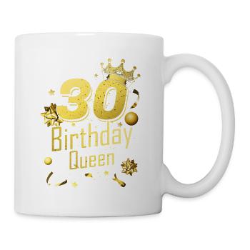 Birthday Queen 30 - Mug - white - Right