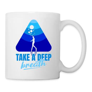 Plongée, Apnée, Apnée No Limit Apnée - Mug blanc - blanc - Droite