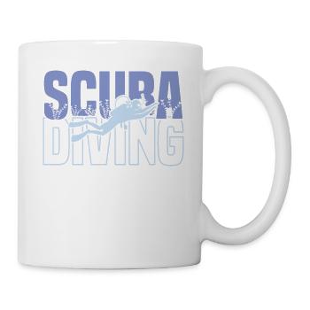 Scuba Diving, Scuba Diving, Holiday Sea Diver - Mug - white - Right