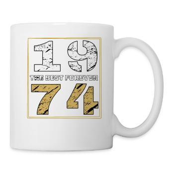 LE MEILLEUR POUR TOUJOURS 1974 - Mug blanc - blanc - Droite