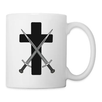 Dark Cross Medieval Swords Warrior Fighter - Mug - white - Right