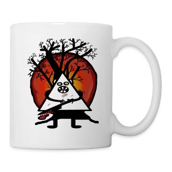 Halloween Forest Creature Monster Horror - Mug - white - Right