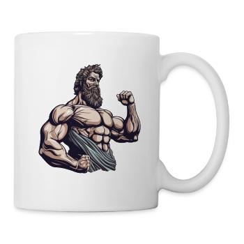 Muscles Workout Gym Bodybuilder - Mug blanc - blanc - Droite