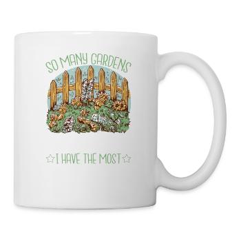 J’ai le plus beau jardin 2 - Mug blanc - blanc - Droite