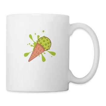 Pickleball If You Want A Soft Serve Go Get Ice - Tasse - Weiß - Rechts