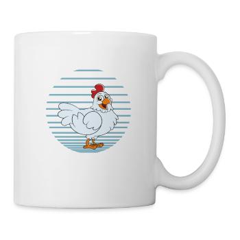 Funny Chicken Saying Chicken - Mug - white - Right