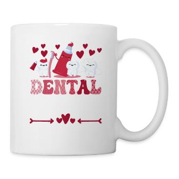 Dental Squad Teeth Assistant Dentist Happy - Mug - white - Right