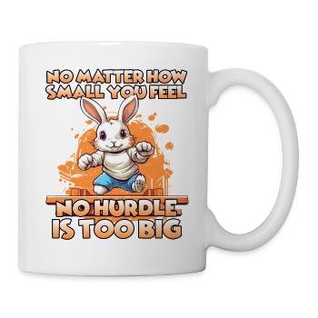 Kaninhop Joy fun and exercise for your rabbit - Mug - white - Right