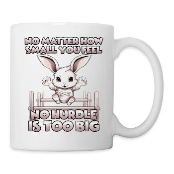 Kaninhop adventure: agility for your rabbit - Mug - white - Right