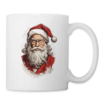 Père Noël magique Vintage Design de Noël - Mug blanc - blanc - Droite