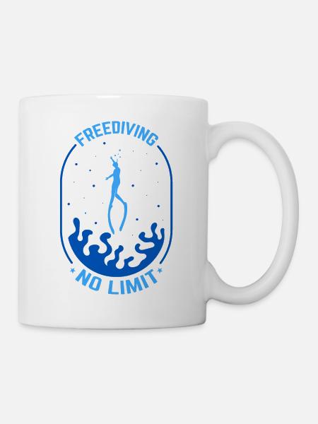 Plongée, Apnée, Apnée No Limit Apnée - Mug blanc - blanc