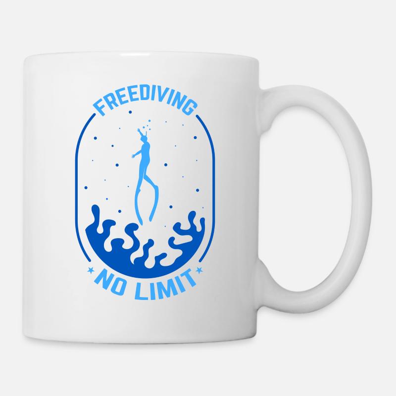 Plongée, Apnée, Apnée No Limit Apnée - Mug blanc - blanc