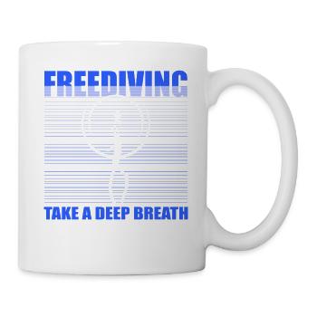 Plongée, Apnée, Apnée No Limit Apnée - Mug blanc - blanc - Droite