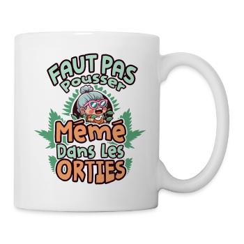 citation humour pour cadeau grand mémé ou mamie - Mug blanc - blanc - Droite