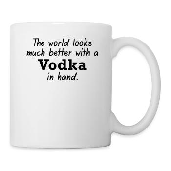 Vodka for a better world - Mug - white - Right