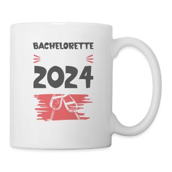 Bachelorette Party 2024 Drinking - Tasse - Weiß - Rechts