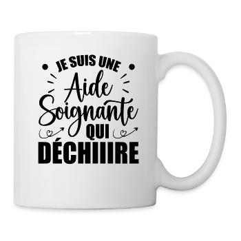 Aide Soignante Humour Aides Soignants - Mug blanc - blanc - Droite