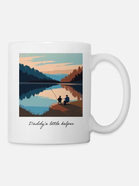 Papas kleiner Helfer - Tasse - Weiß