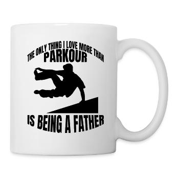 Parkour Runner Sports Extrêmes Cadeau Parkour Runner - Mug blanc - blanc - Droite