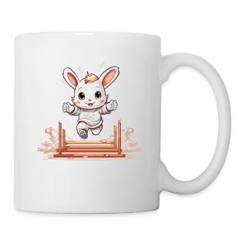 Kaninhop Mouvement amusant pour votre lapin Kaninhop - Mug blanc - blanc - Droite