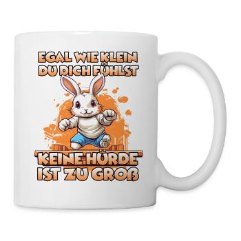DreamyHopper Kaninhop Geschenk für Kaninchenhalter - Tasse - Weiß - Rechts