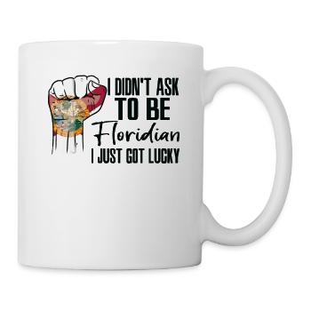 Floridianer Amerikaner US-Patriot USA Gewachsen - Tasse - Weiß - Rechts