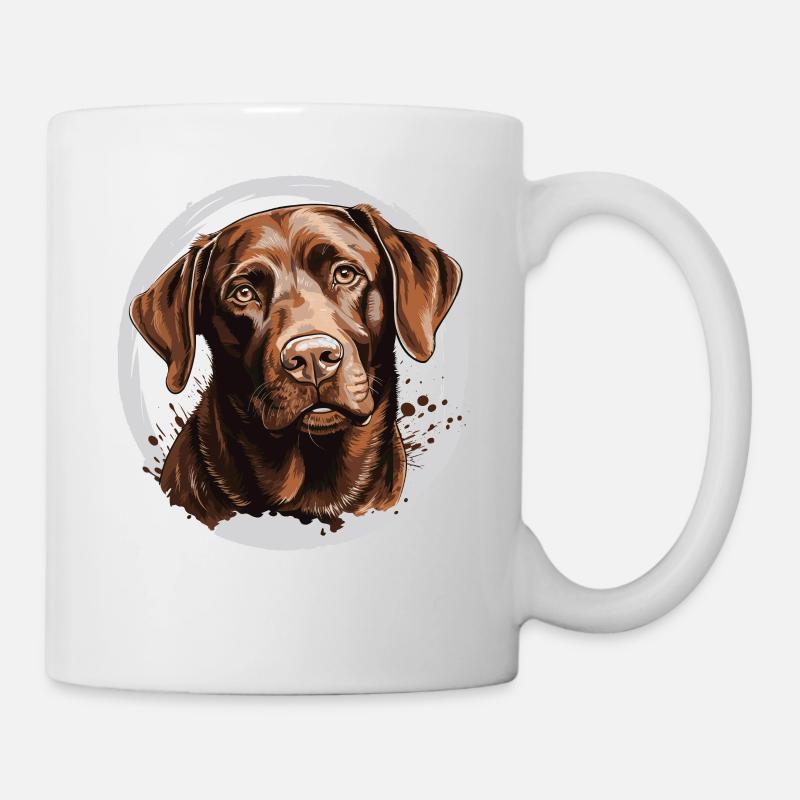 Labrador - Tasse - Weiß