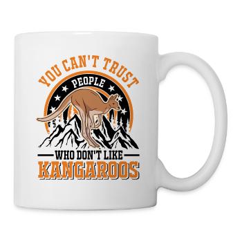 Kangaroo Australia Australian Kangaroo - Mug - white - Right