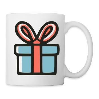 Coffret cadeau - Mug blanc - blanc - Droite