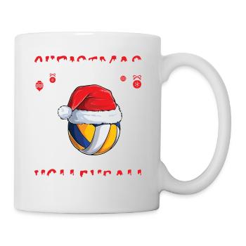 Joueur De Volley-ball Équipe Club Noël, Amour - Mug blanc - blanc - Droite