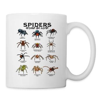Spiders in the World - Spiders - Mug - white - Right