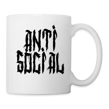 Anti Social - Mug - white - Right