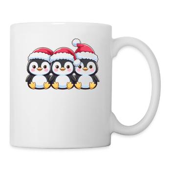 Pingouin Noël Animaux Pingouins mignons - Mug blanc - blanc - Droite