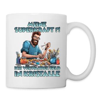 Sparkling Creations Kristallzüchter Geschenk - Tasse - Weiß - Rechts