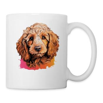Caniche - Mug blanc - blanc - Droite