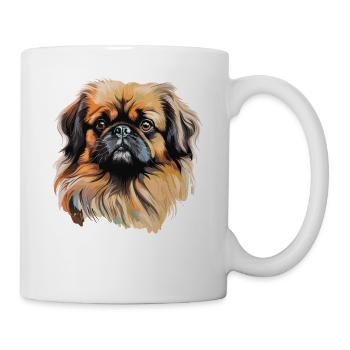 Pékinois - Mug blanc - blanc - Droite