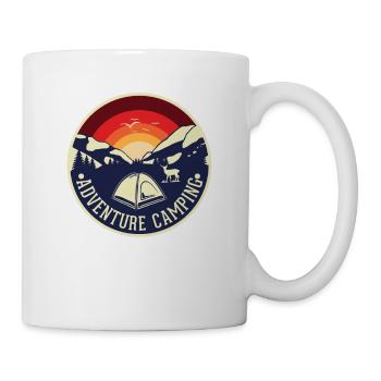 Adventure Camping Glamping Tentes de camping - Mug blanc - blanc - Droite