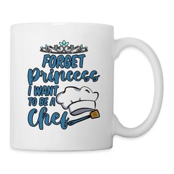 Oubliez la princesse, je veux être un chef 2 - Mug blanc - blanc - Droite