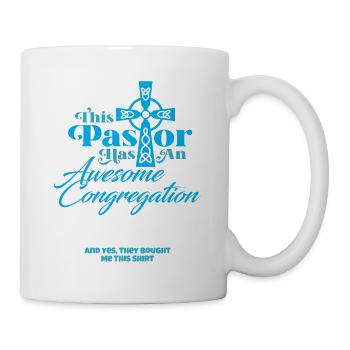 Chrétien religieux Ce Pasteur A Un Impressionnant - Mug blanc - blanc - Droite