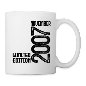 Cadeau Anniversaire Novembre 2007. November 2007. - Mug blanc - blanc - Droite