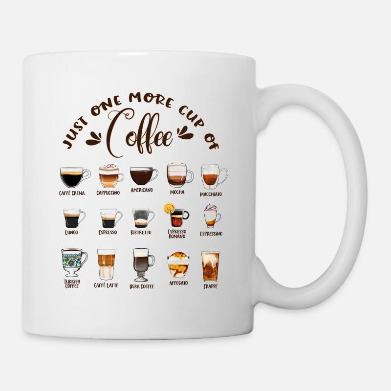 Noch eine Tasse Kaffee - Kaffeearten - Tasse - Weiß