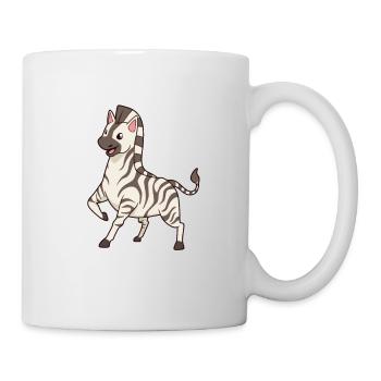 Kawaii Zebra - Tasse - Weiß - Rechts