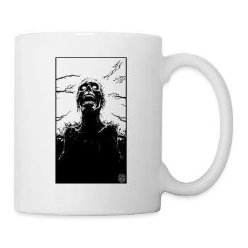 Horror Tales of Creepy Skeleton Horror - Mug - white - Right