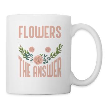 Cadeau de fleuriste, Designer Floral disant, fleuriste - Mug blanc - blanc - Droite