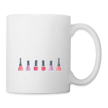 Nageltechniker Nagelstudio Nail Tech - Tasse - Weiß - Rechts