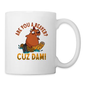 Êtes-vous un castor ? Barrage de Cuz ! Rongeur animal - Mug blanc - blanc - Droite